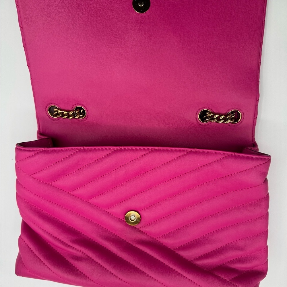 Tory Burch Pink Quilted Shoulder Bag | Good Condition - Picture 15 of 17